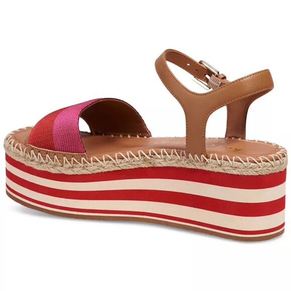 KATE SPADE NEW YORK WOMEN'S PICNIC ANKLE-STRAP PLATFORM WEDGE SANDALS SIZE 9M - Picture 3 of 7